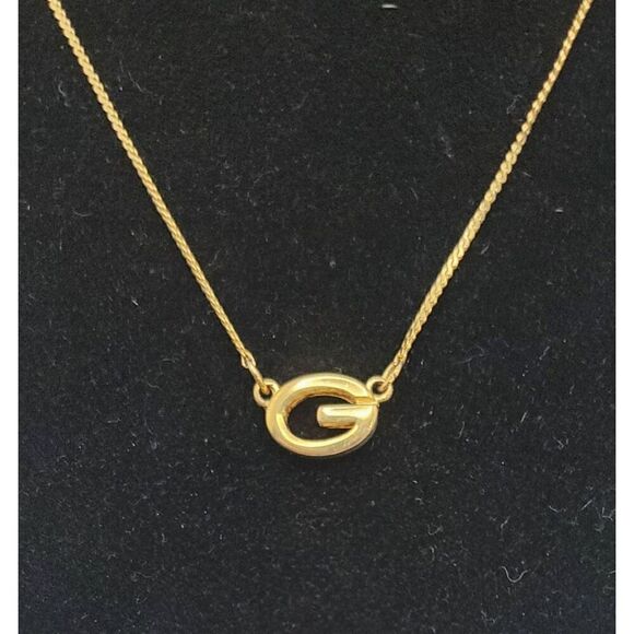 Givenchy Gold "G" Necklace - Picture 2 of 5